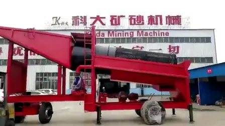 Afrique Dernière technologie Nouvelle condition Placer Usine de lavage de sable Trommel Machine d'écran Traitement du diamant d'or Équipement minier d'orpaillage